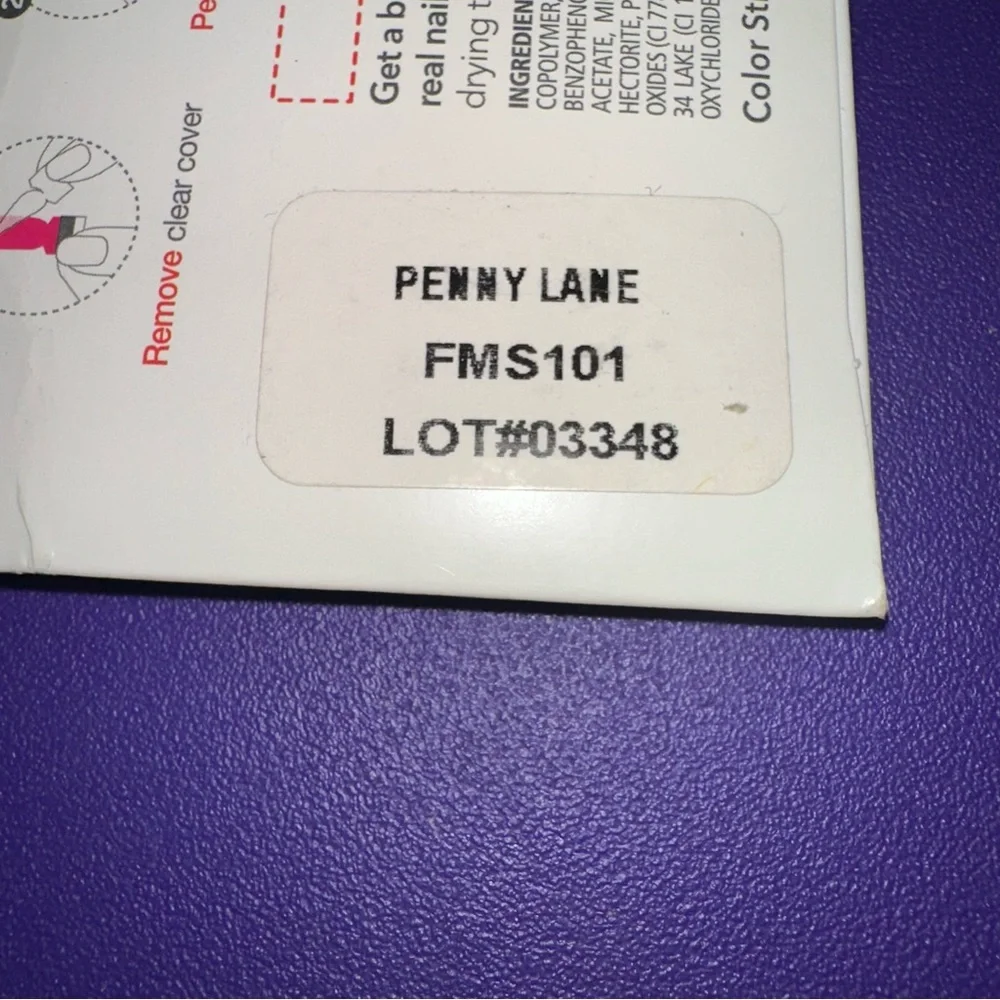 Color‎ Street Nail Strips- “penny lane” retired color unopened package